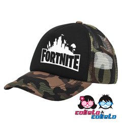 Gorra Fortine Frente Negra y Camuflada