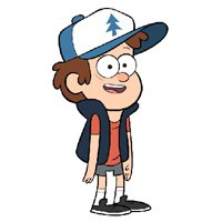 Sticker Dipper Pines - Gravity Falls