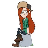 Sticker Wendy - Gravity Falls