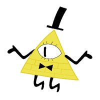 Sticker Bill Cipher - Gravity Falls