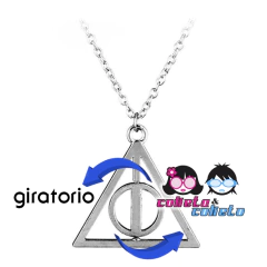 Colgante Reliquia de la Muerte - HP - Harry Potter - Giratorio