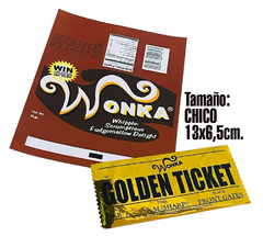 Golden Ticket - Willy Wonka - Tamaño Chico