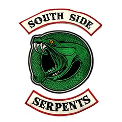 Parche South Side Serpents - Riverdale (tamaño grande, para espaldar)