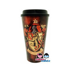 Vaso Plastico con Tapa - HARRY POTTER GRYFFINDOR - Licencia Oficial