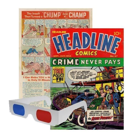 Headline Comics + Lentes 3d - Volver al Futuro