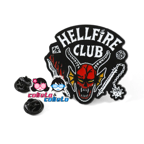 Pin Prendedor Hellfire Club - Stranger Things - Black Friday