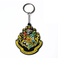 Llavero Escudo Hogwarts (Goma) - Importado - Harry Potter