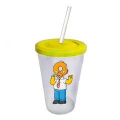 Vaso Retro Plástico - Homero Simpsons - Dona - The Simpsons