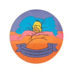 Alfombra Homero Simpsons - Soy un Pastelito de Canela - The Simpsons - comprar online
