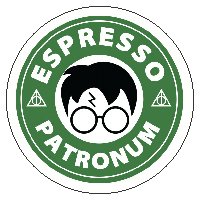 Sticker Harry Potter Espresso Patronum