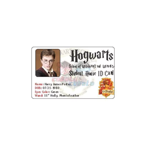 Credencial Harry Potter - Harry Potter