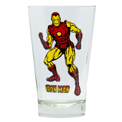 Vaso Vidrio Iron Man / Avengers / Marvel