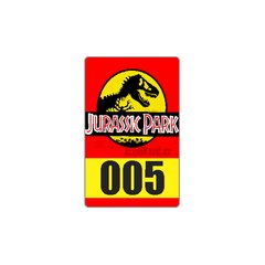 Credencial Jeep 005 -Jurassic Park