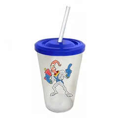 Vaso Retro Plástico - Earthworm Jim