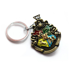 Llavero Hogwarts Metal Dorado - Harry Potter