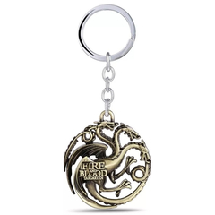 Llavero GOT - Game of Thrones Targaryen Dorado Opaco