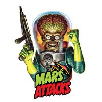 Sticker Mars Attack