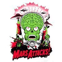 Sticker Mars Attack