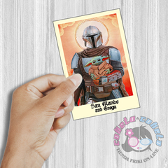 Estampita San Mando - Mandalorian - Star Wars