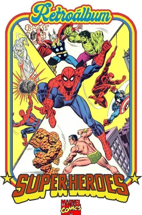 Retroálbum Super Héroes - Marvel