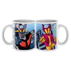 Taza Céramica Recta - Mazinger Z y Afrodita