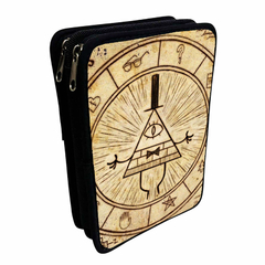 Cartuchera 2 Pisos - Gravity Falls - Bill Clave - Bill Cypher