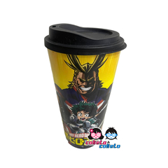 Vaso Plastico con tapa - My Hero Academia - Boku No Hero - Licencia Oficial