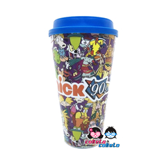 Vaso Plastico con tapa - Nickelodeon Oficial Nick 90s - Licencia Oficial