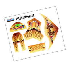 Stickers Night Stalker - Repro - Masters of the Universe - Motu