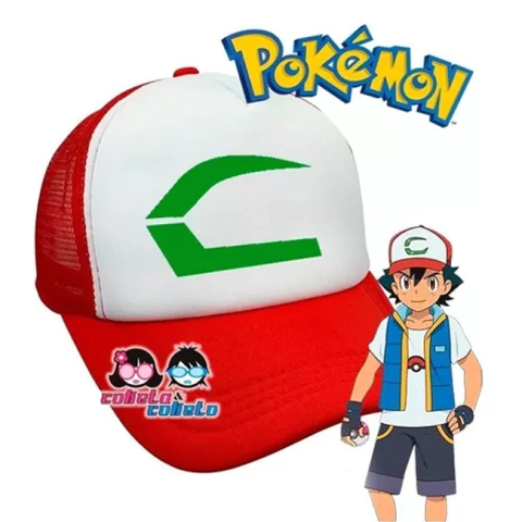 Gorra Ash - Pokemón