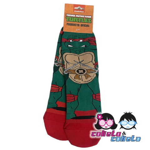 Media TMNT - Tortuga Ninja - Raphael - Licencia Oficial