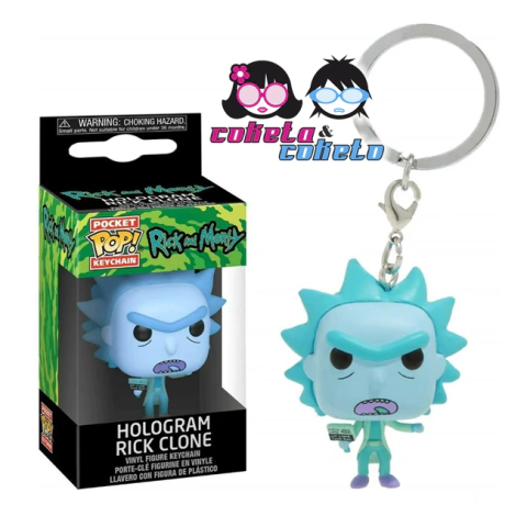 Llavero Funko Pop Hologram Rick Clone - Rick & Morty
