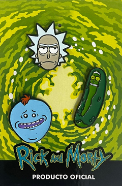 Pins Set Originales Rick & Morty