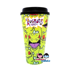 Vaso Plástico con Tapa - Reptar Rugrats - Licencia Oficial