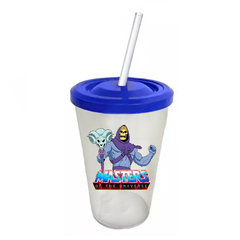 Vaso Retro Plástico - Skeletor - Heman - MOTU - Master of the Universe