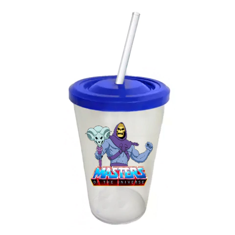 Vaso Retro Plástico - Skeletor - Heman - MOTU - Master of the Universe