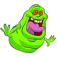 Sticker Slimer - Ghostbusters - Cazafantasmas