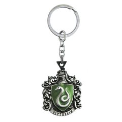 Llavero Escudo Slytherin Metal - Plateado - Harry Potter