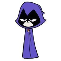 Sticker Jóvenes Titanes - Raven