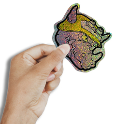 Sticker Holográfico Rocksteady - Rocoso - Tortugas Ninjas