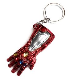 Llavero Iron Man Tony Stark Guantelete del Infinito - Plateado