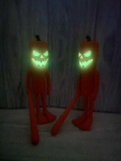 Tung Tung Tung Sahur Halloween - Brain Rot - 3d Móvil - 20cm - Glow in the Dark