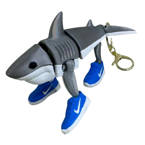 Tralalero Tralala - Brain Rot - Llavero Articulado 3D - 12cm - comprar online