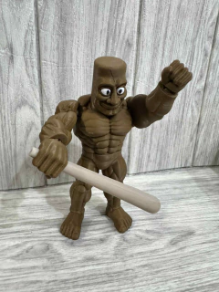 Tung Muscle Sahur - Brain Rot - 3d Móvil - 17cm - COKETACOKETO