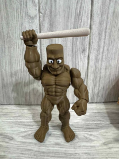 Tung Muscle Sahur - Brain Rot - 3d Móvil - 17cm - tienda online