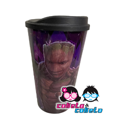 Vaso Tapa Café - Guardianes de la Galaxia - Groot