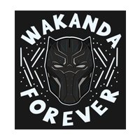 Sticker Black Panther - Pantera Negra - Avengers