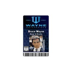 Credencial Bruce Wayne - Batman