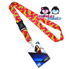 Lanyard - Llavero Cinta - Wonder Woman Mujer Maravilla DC comics