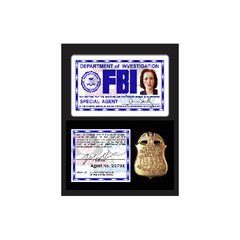 Credencial Doble Dana Scully (Temporada Vieja) - XFiles - Expedientes X